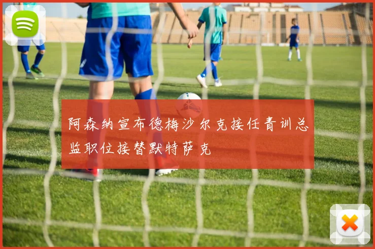 阿森纳宣布德梅沙尔克接任青训总监职位接替默特萨克